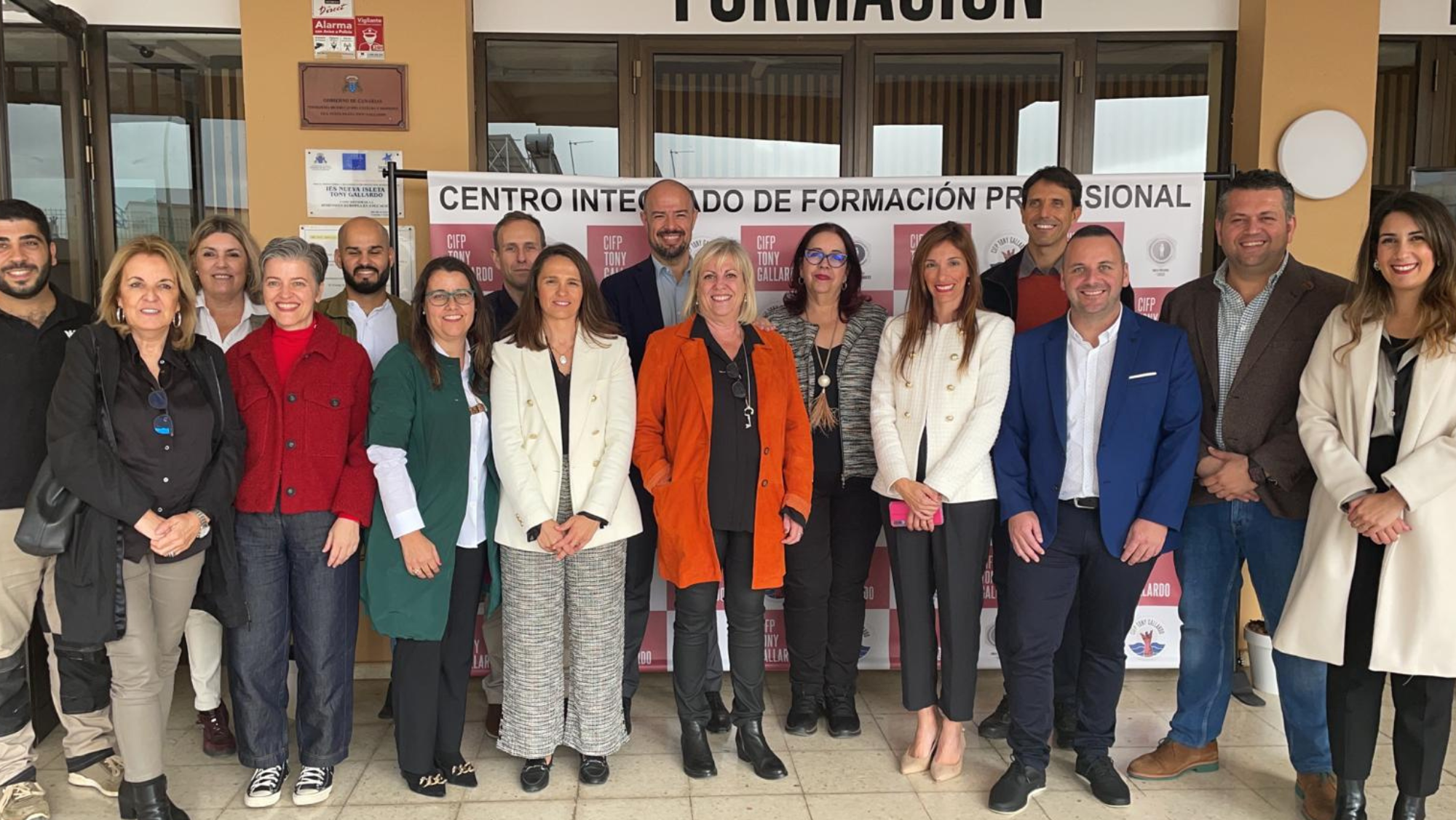 Visita de Armas al CIFP Tony Gallardo. / Gobierno de Canarias