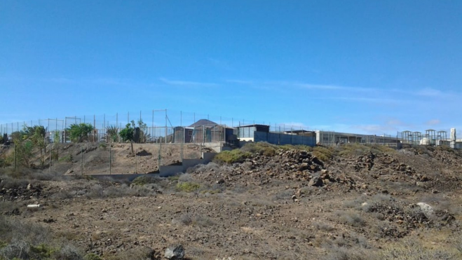 Barracón en un centro educativo de Canarias. / Ciudadanos