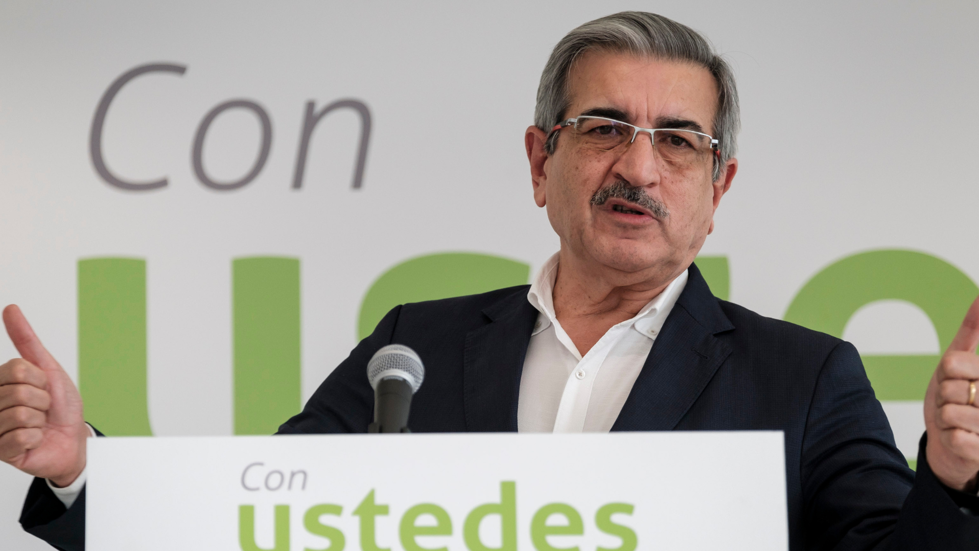 Román Rodríguez, líder de NC. / EFE / Ángel Medina G.