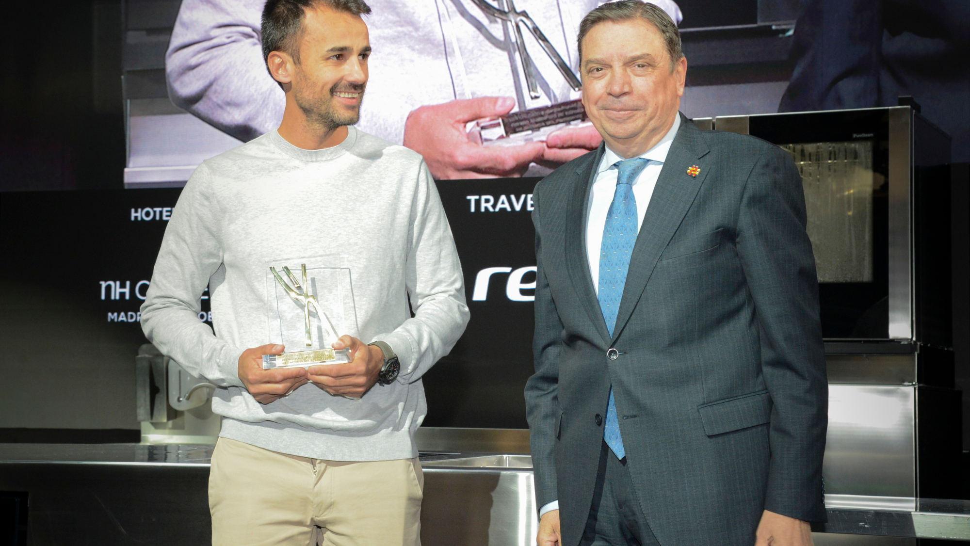 Borja Marrero, ganador del premio  'Defensa del producto'. Gobierno de Canarias