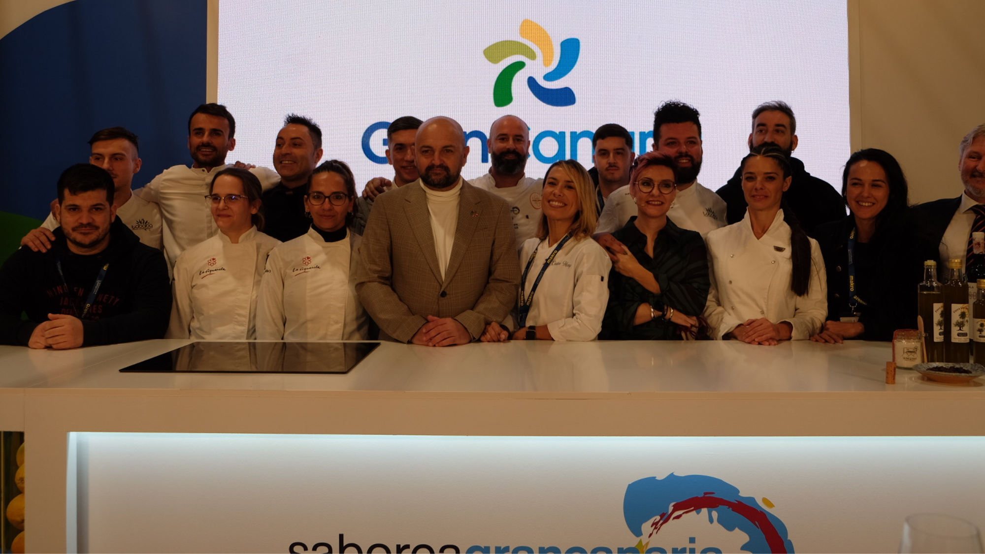 Foto de los y las chefs en Madrid Fusión./ Turismo Gran Canaria