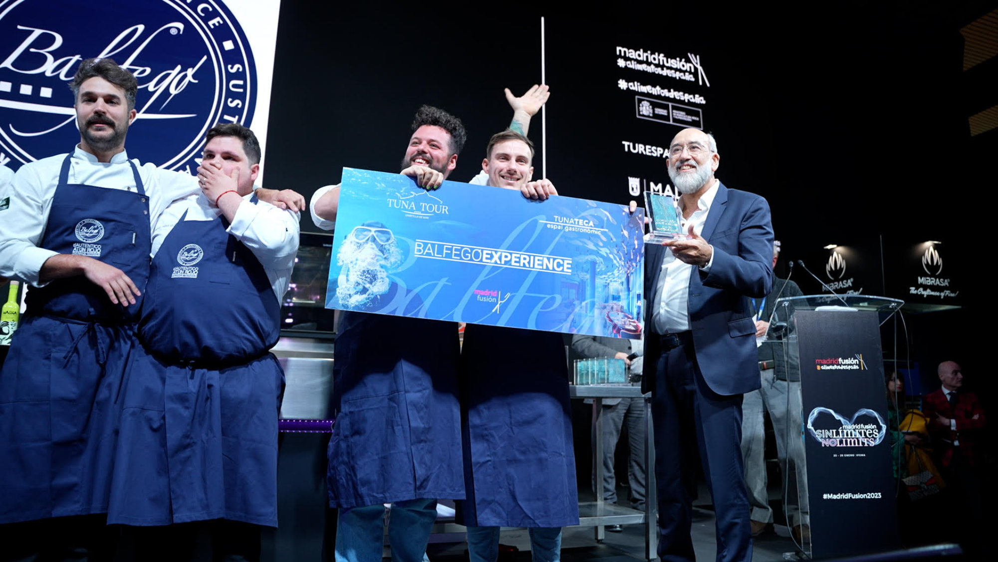 Abraham Ortega, restaurante Tabaiba, se alza con el tercer premio como Cocinero Revelación./ Turismo Gran Canaria
