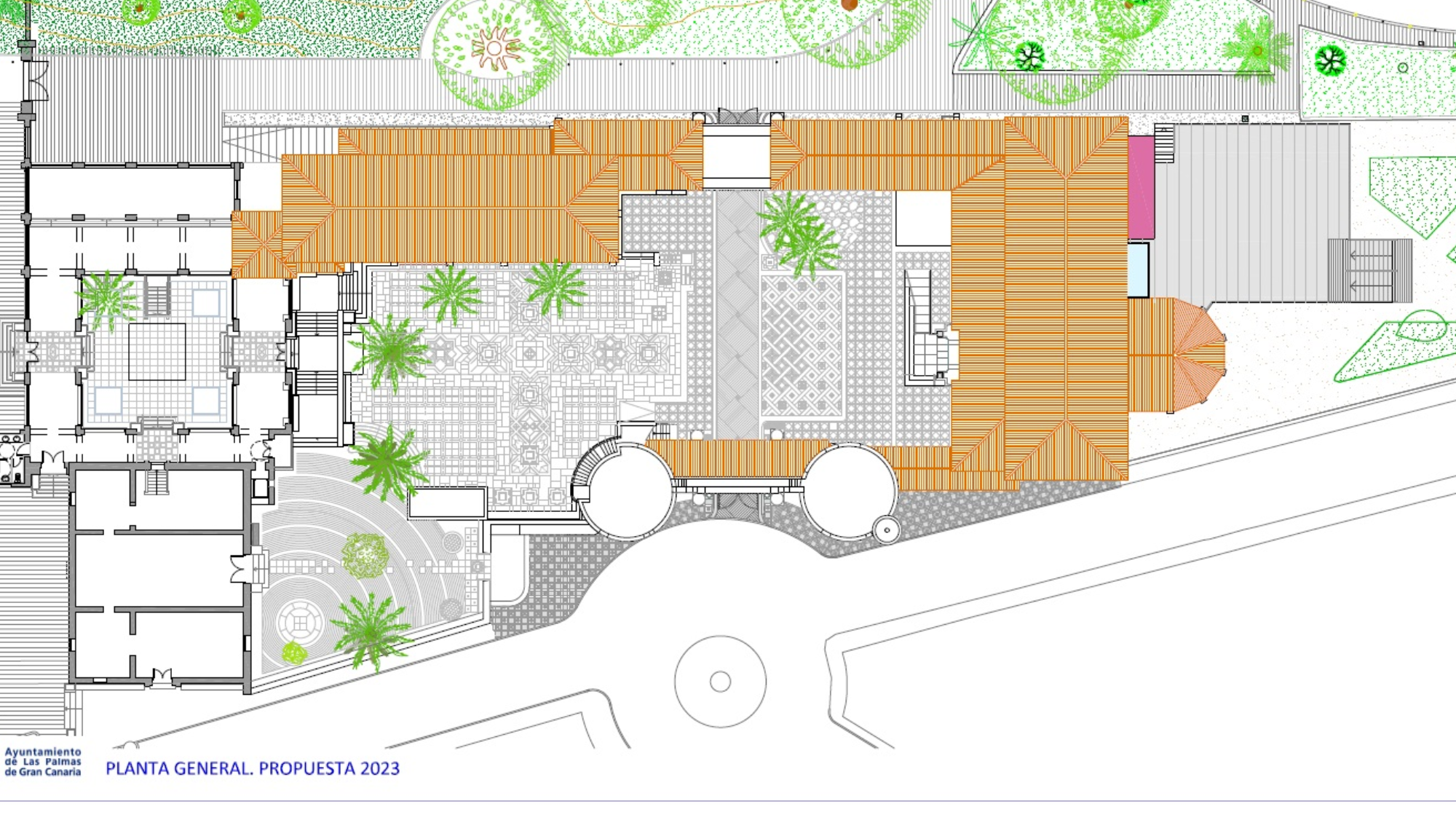 Propuesta planta general del Museo Néstor. / Ayuntamiento de Las Palmas de Gran Canaria
