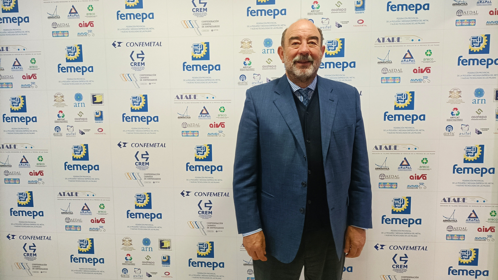 Vicente Marrero, presidente de FEMEPA. / Atlántico Hoy