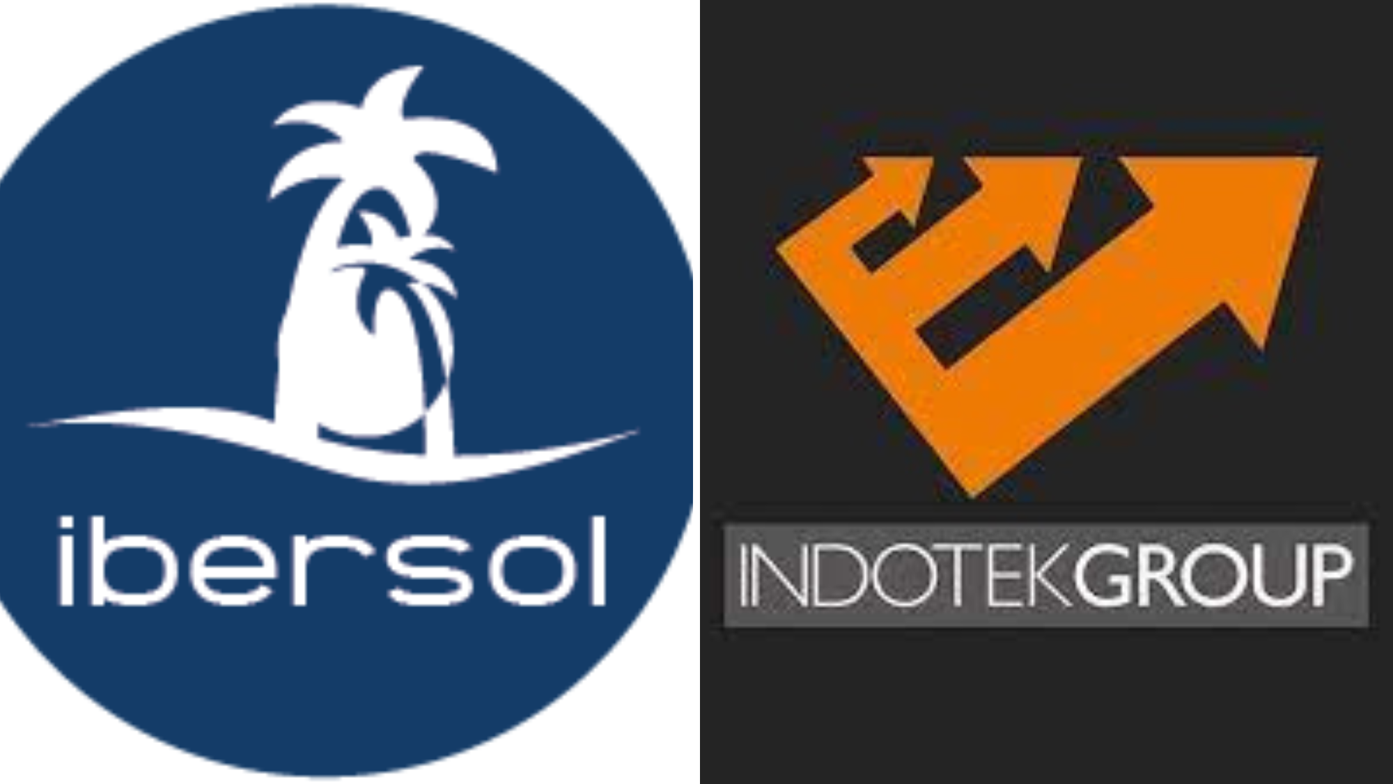 Logos de Ibersol e Indotek./