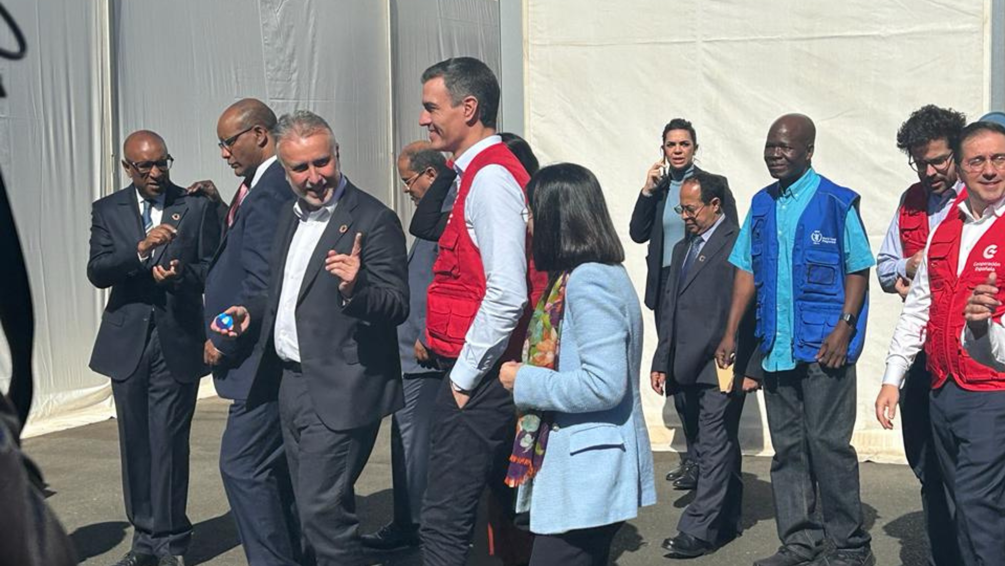 Pedro Sánchez, Ángel Víctor Torresy Carolina Darias./ Atlántico Hoy