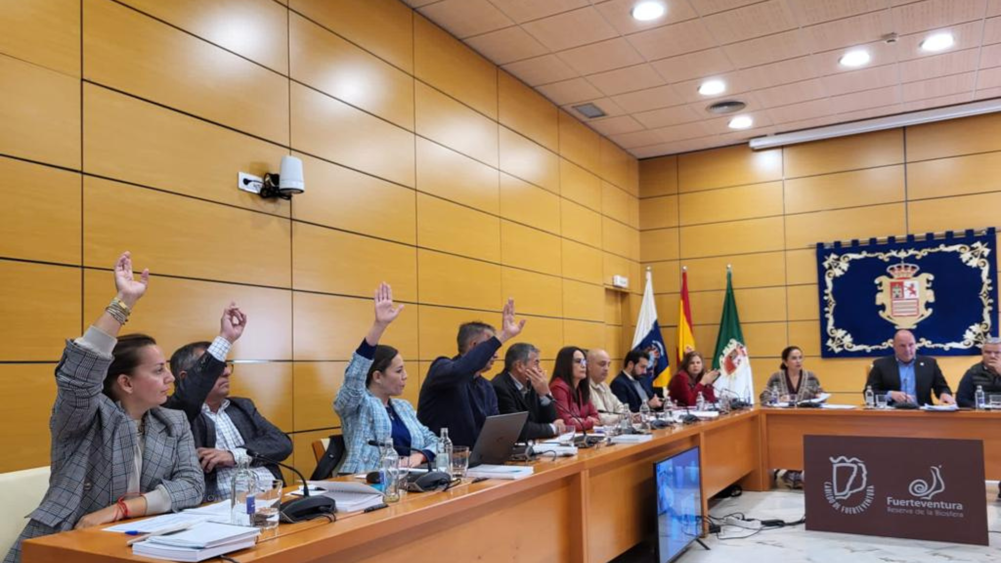 Pleno del Cabildo de Fuerteventura. / PP de Fuerteventura Pleno del Cabildo de Fuerteventura. / PP de Fuerteventura