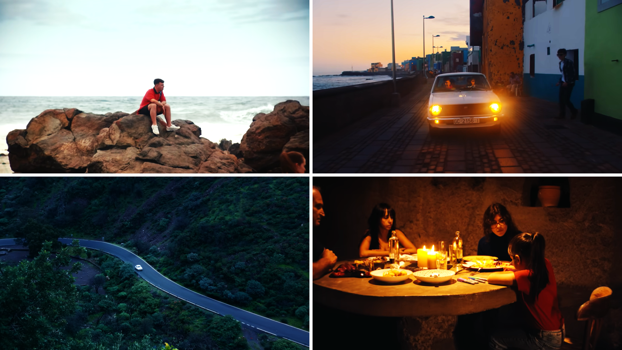 Escenas de algunos de los videoclips de Quevedo. / Youtube