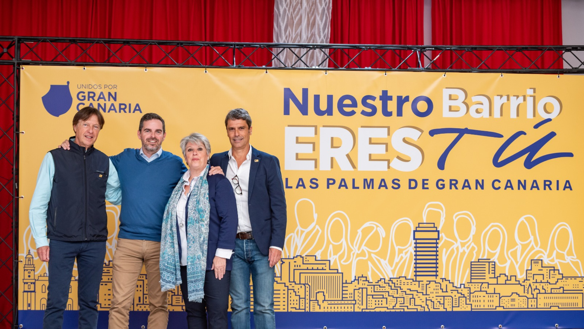 El partido se reunió con los vecinos en la Asociación de Vecinos Rayco./ Unidos por Gran Canaria