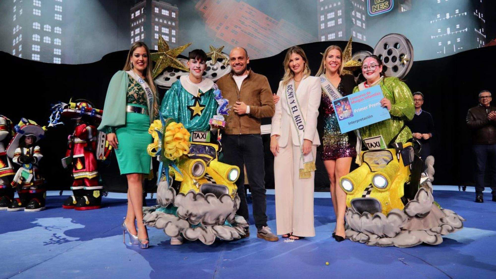 Murga Mamelones, ganadores de Interpretación del concurso de Murgas Infantiles. / Cedida Murga Mamelones, ganadores de Interpretación del concurso de Murgas Infantiles. / Cedida