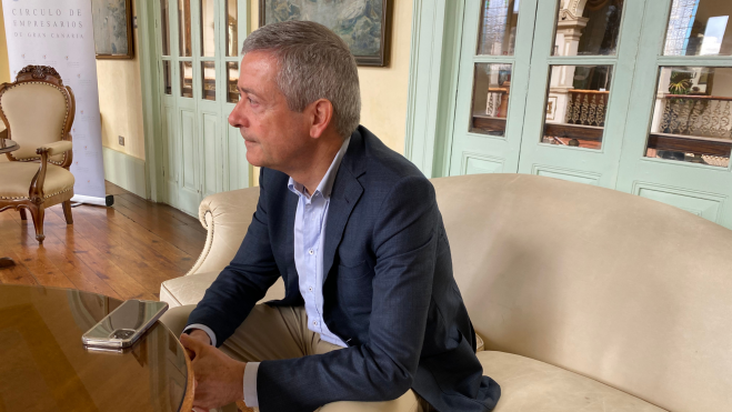 Agustín Manrique de Lara preside el Círculo de Empresarios de Gran Canaria desde 2020.AH Agustín Manrique de Lara preside el Círculo de Empresarios de Gran Canaria desde 2020.AH