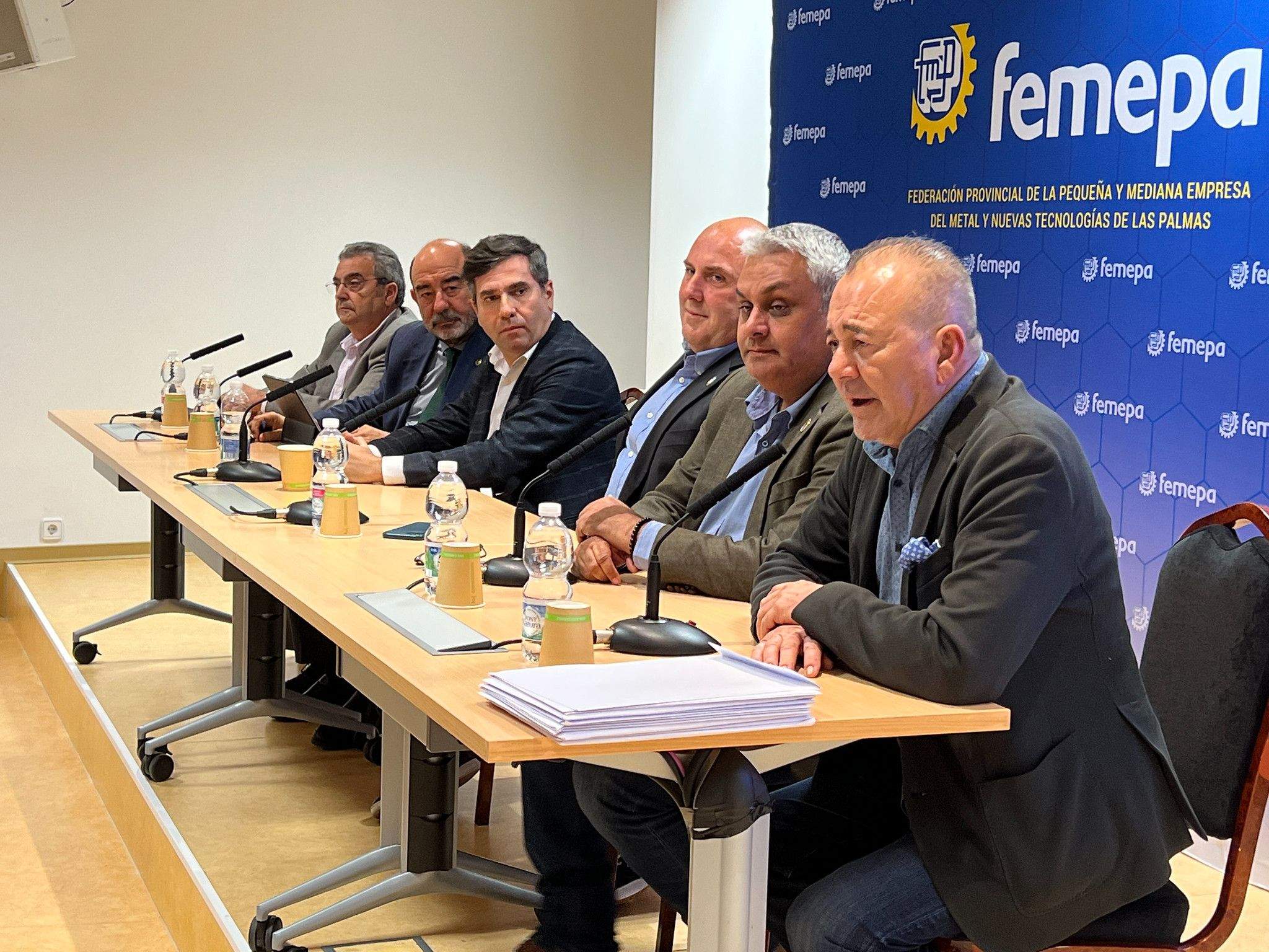 Imagen del encuentro organizado por FEMEPA en Puerto del Rosario (Fuerteventura). / FEMEPA