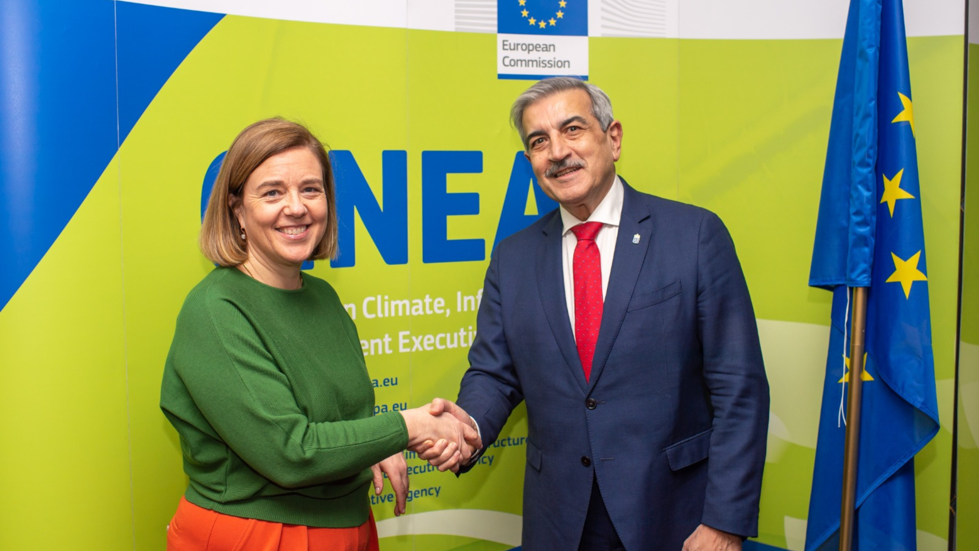 El vicepresidente, Román Rodríguez y Paloma Aba Garrote. /Gobierno de Canarias