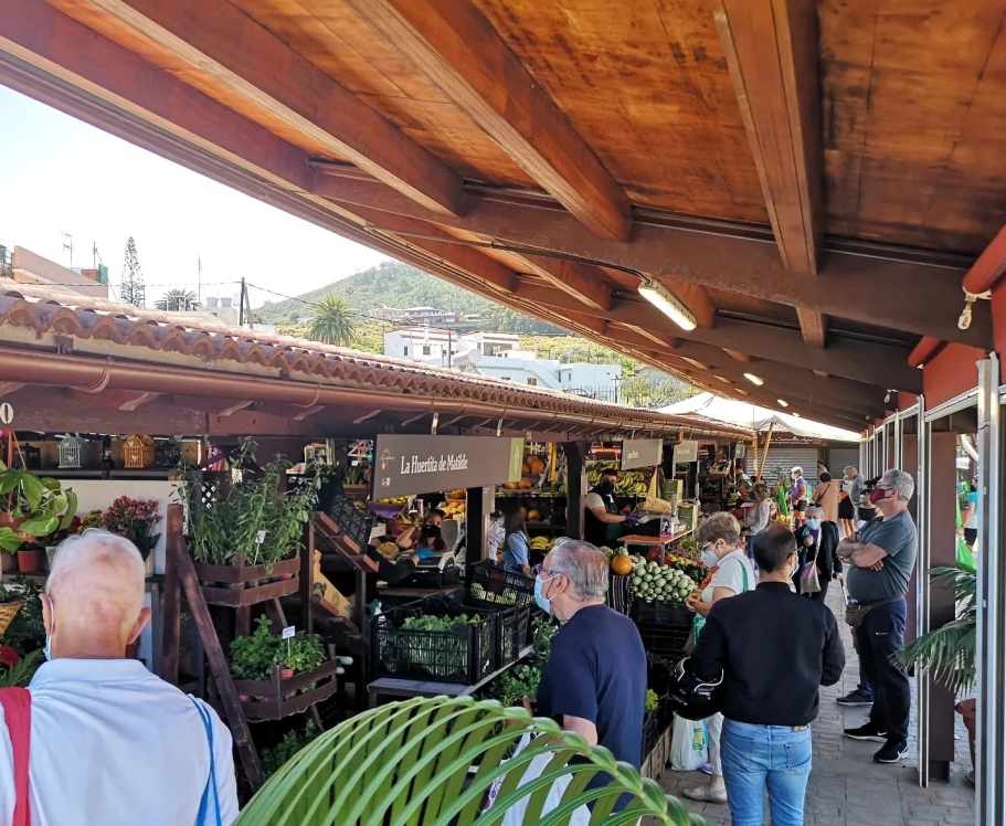 Mercadillo de Tegueste./ Cedida