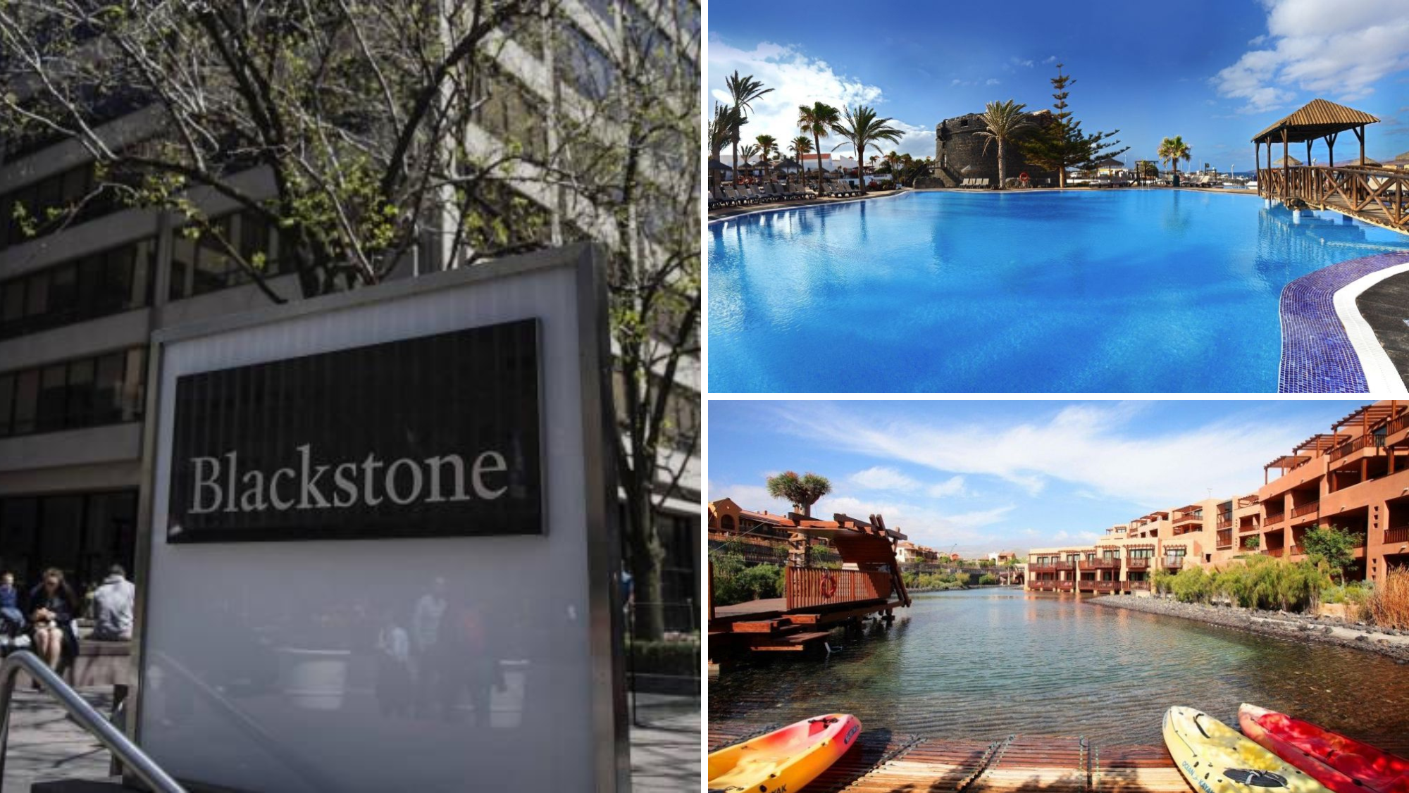 Sede de Blackstone con dos de sus activos en Canarias, el hotel Barceló Fuerteventura Beach Resort y el Barceló Tenerife./