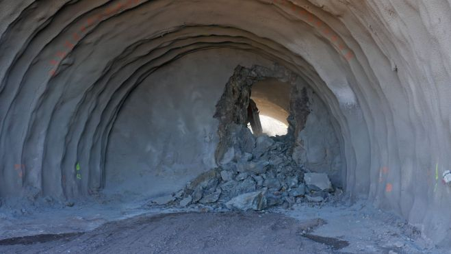 Los nueve túneles de la segunda fase de la carretera de La Aldea ya están perforados. / Consejería de Obras Públicas, Transportes y Vivienda Los nueve túneles de la segunda fase de la carretera de La Aldea ya están perforados. / Consejería de Obras Públicas, Transportes y Vivienda