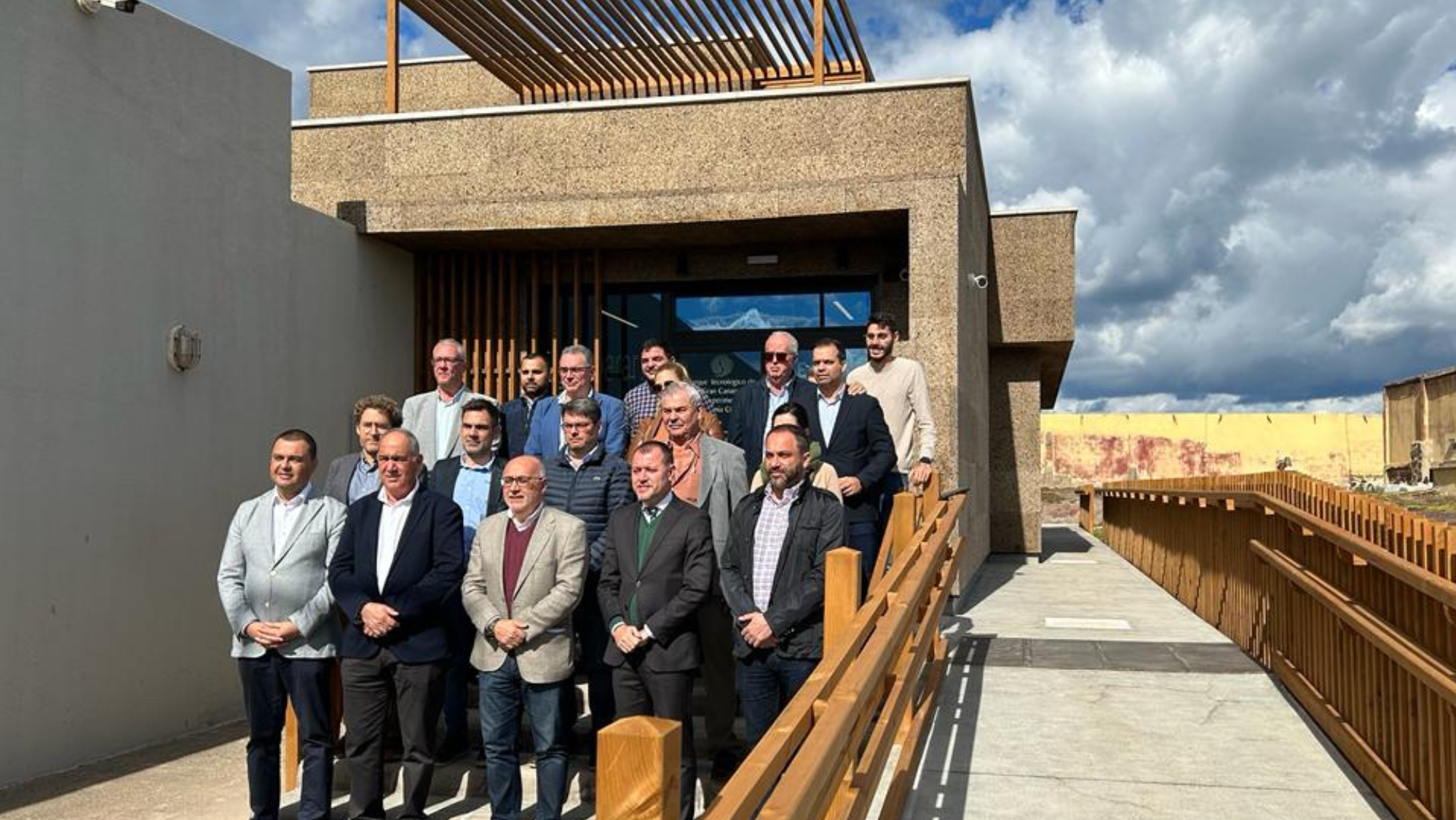 El edificio de coworking está recubierto de corcho, un material respetuoso con el medioambiente y 100% reutilizable./ Atlántico Hoy