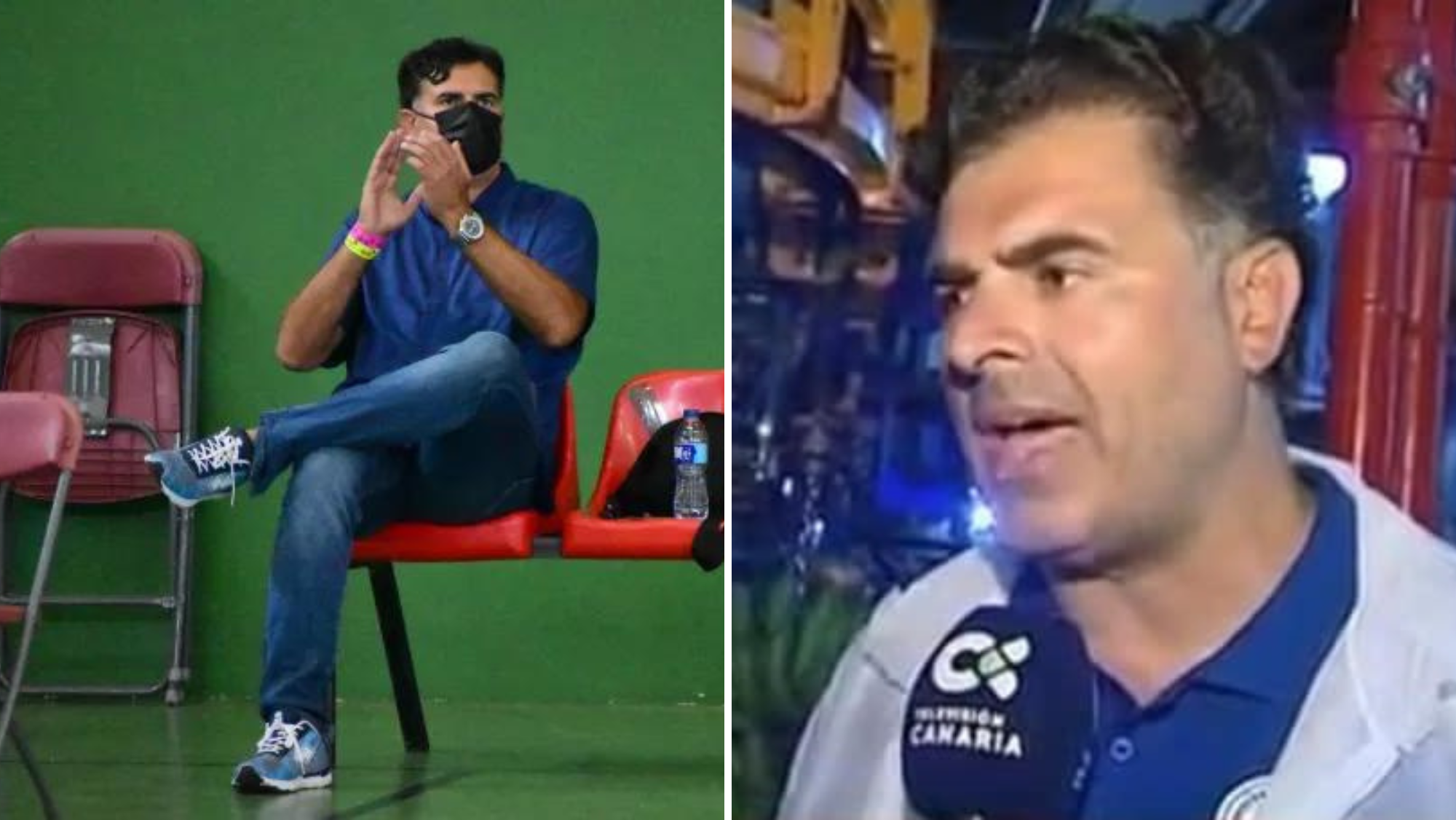 Ángel Pérez Peña, director insular de Deportes del Cabildo de Tenerife que ha dimitido este 31 de enero./ Montaje AH