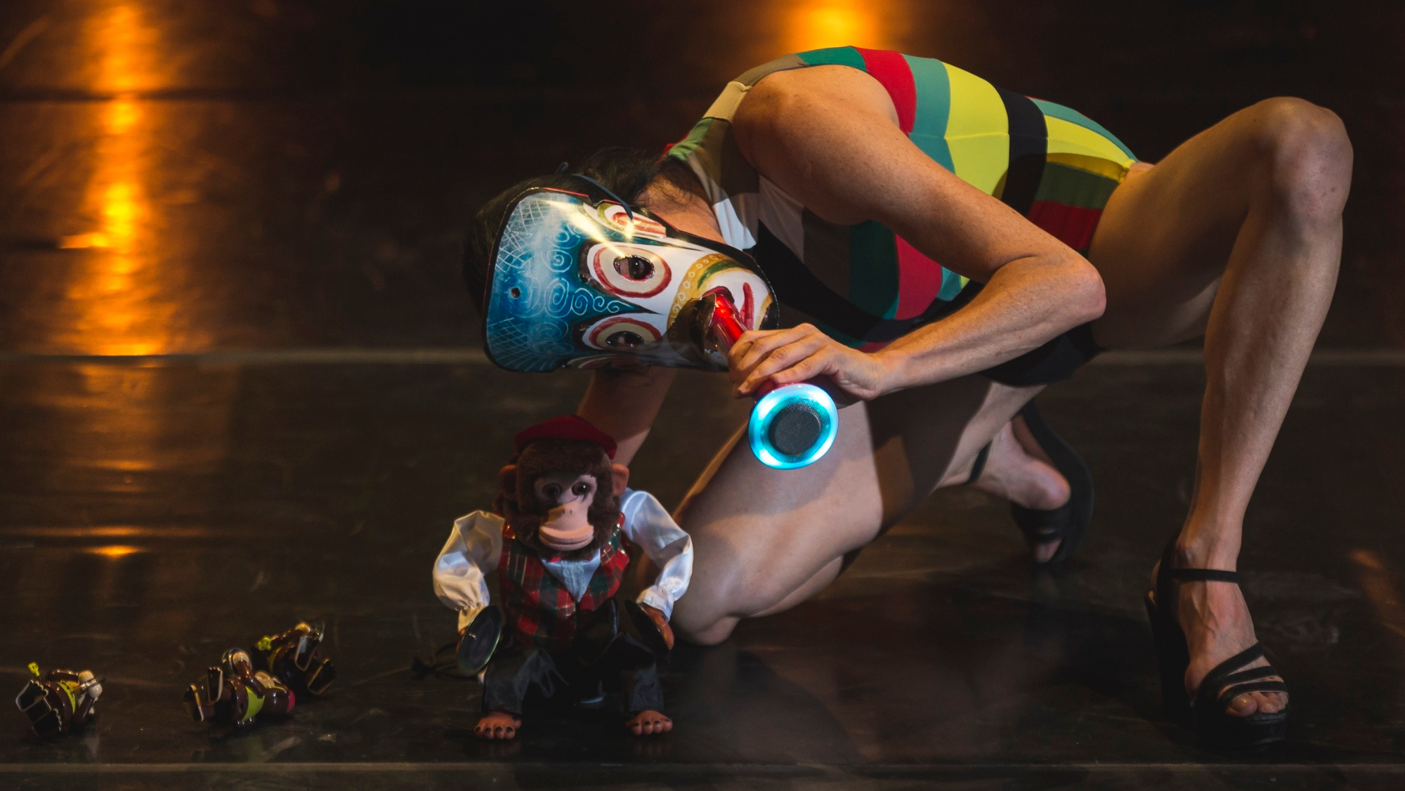 Lola Jiménez en su anterior trabajo ‘In anima vil’./ Teatro Cuyás