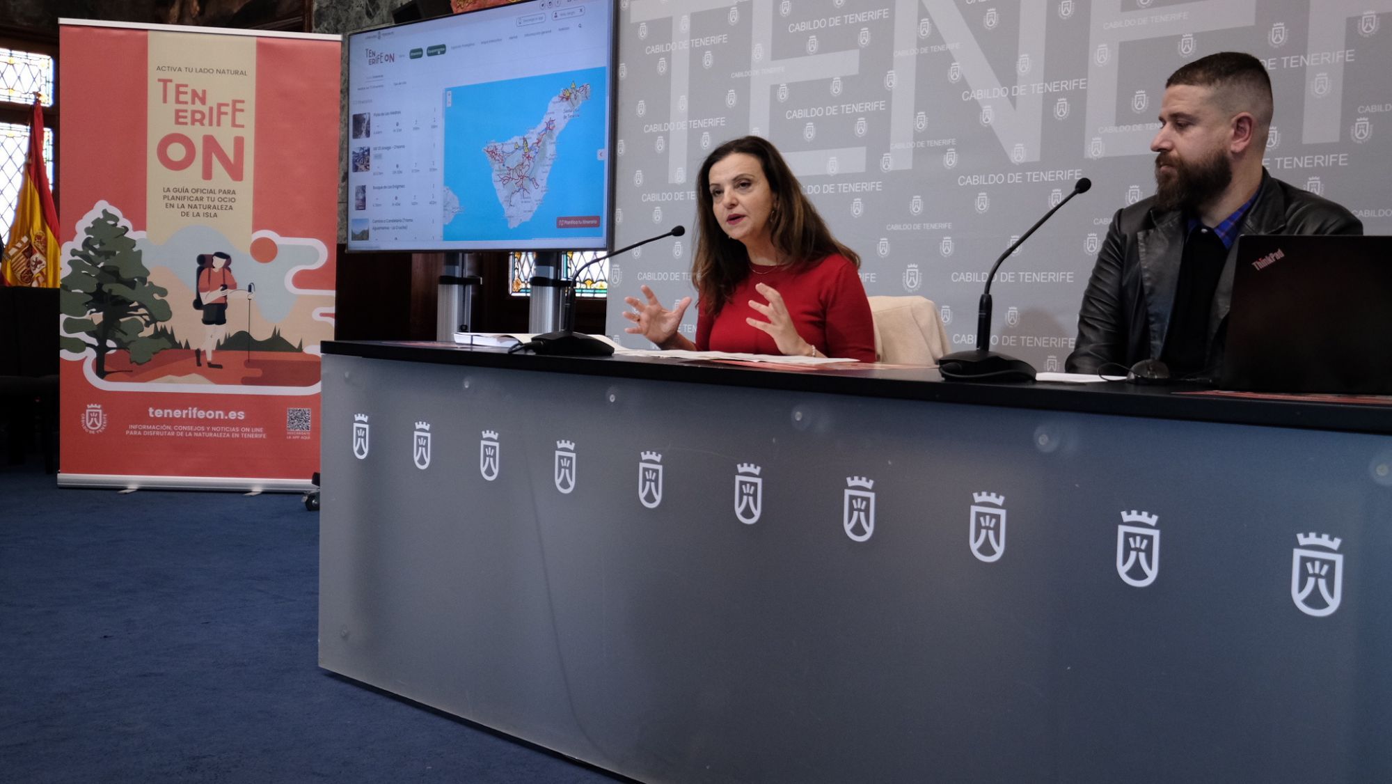 La consejera del área de Gestión del Medio Natural y Seguridad, Isabel García, presenta Tenerife ON. / Cedida La consejera del área de Gestión del Medio Natural y Seguridad, Isabel García, presenta Tenerife ON. / Cedida