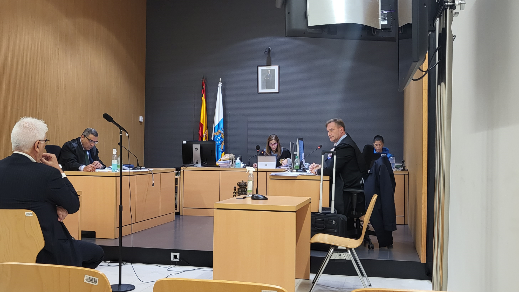 Un momento del juicio celebrado este miércoles. / Atlántico Hoy