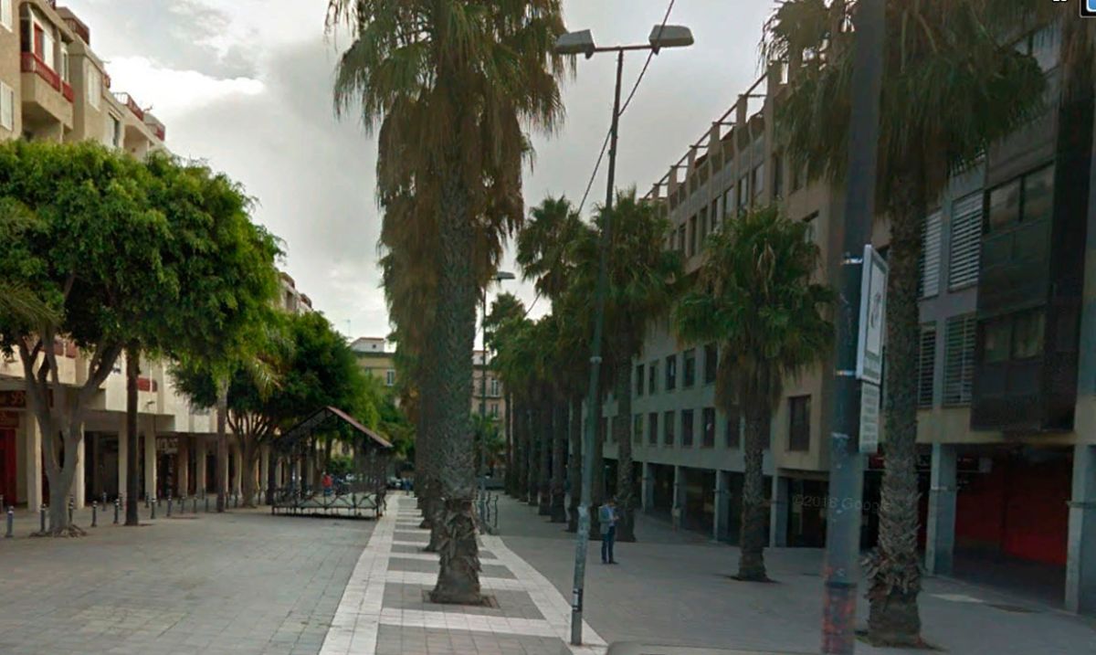 Plaza Víctor Zurita de La Laguna, conocida como el cuadrilátero./ Archivo