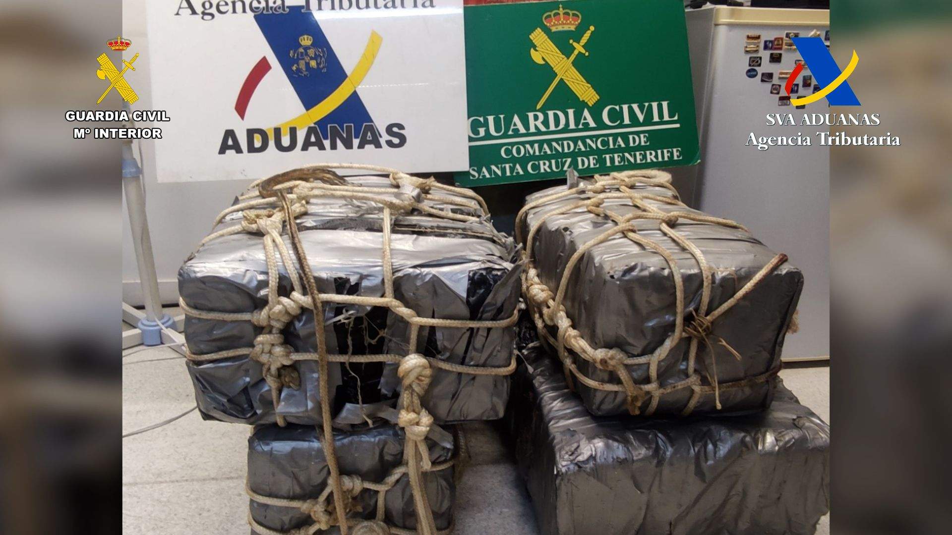 Incautación de cocaína en Tenerife. / Guardia Civil 