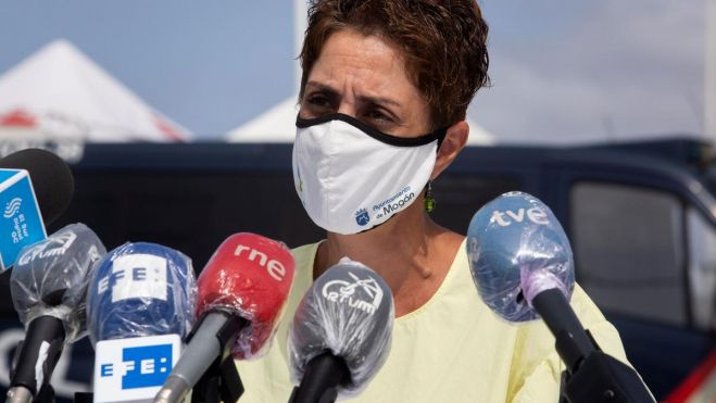 Onalia Bueno, alcaldesa de Mogán, siempre ha criticado que su detención se debió a las críticas que hizo contra el Gobierno por la crisis migratoria. /Efe