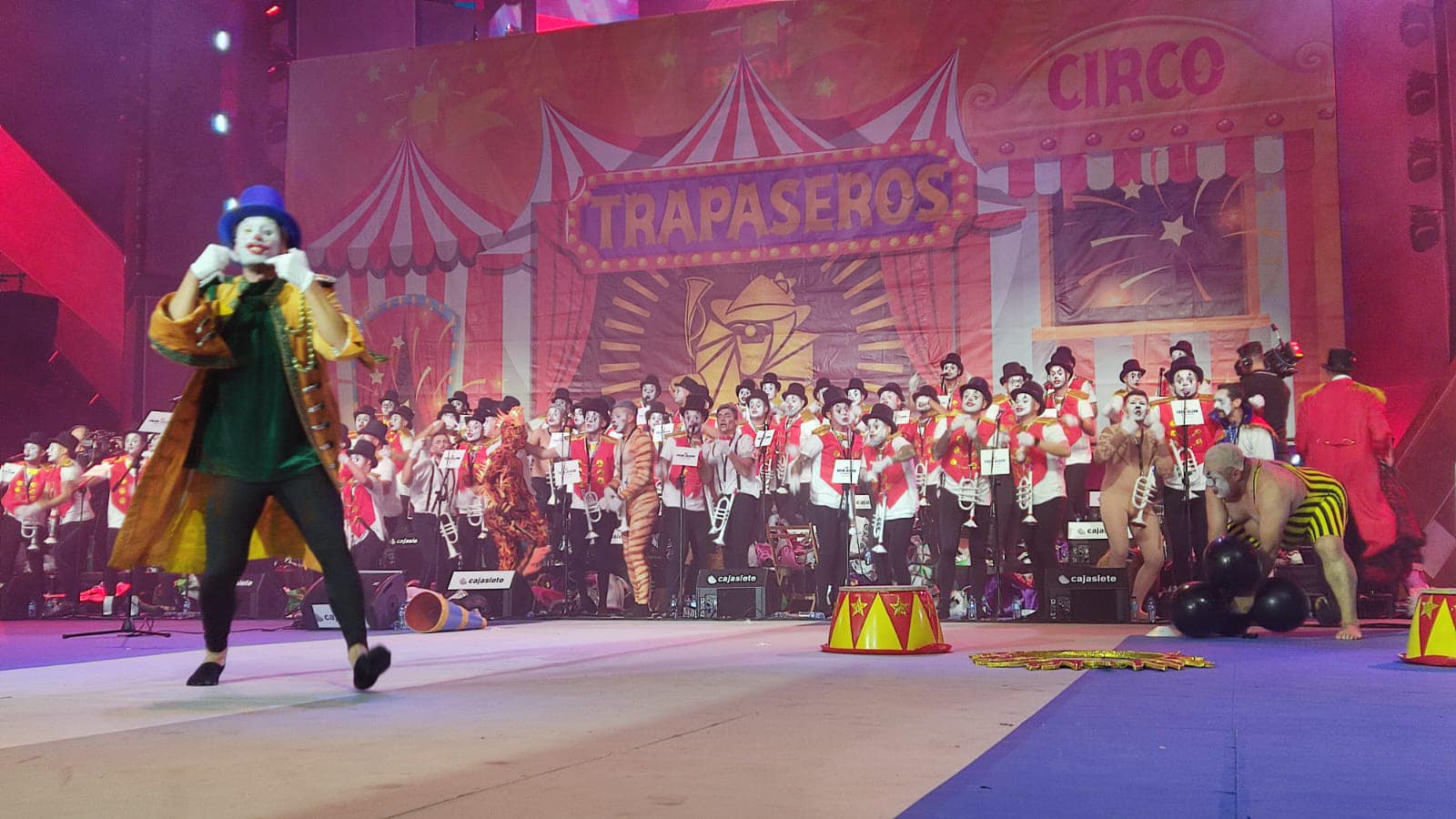 Trapaseros, primer premio de Interpretación del Carnaval de Santa Cruz de Tenerife 2023./
