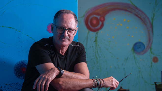 El artista Cristóbal Guerra. / Cabildo de Gran Canaria