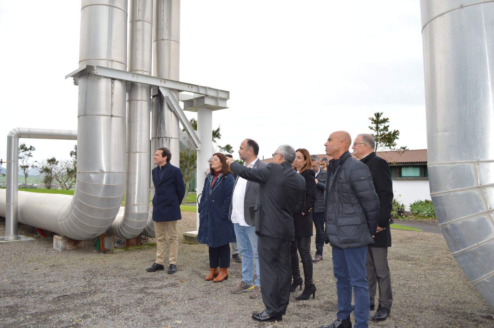 Visita de José Antonio Valbuena a Azores./