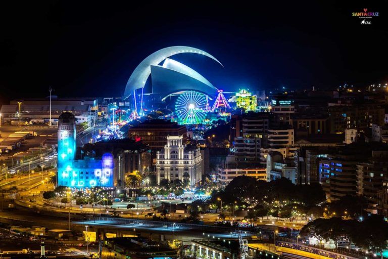 Feria de atracciones de Santa Cruz de Tenerife./ Cedida