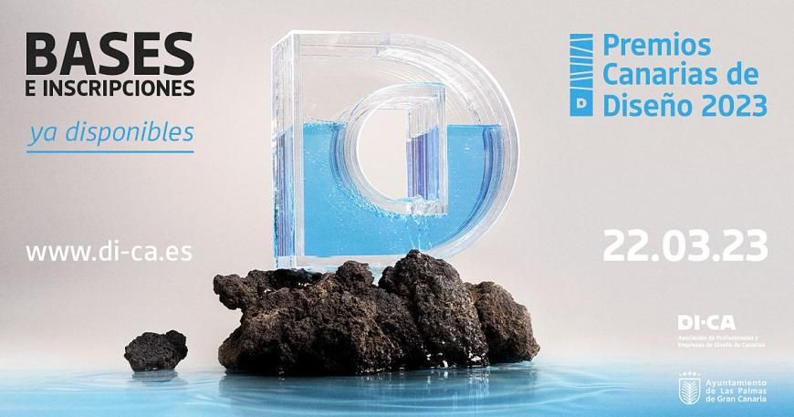 Cartel de los Premios Canarias de Diseño 2023. / DI-CA