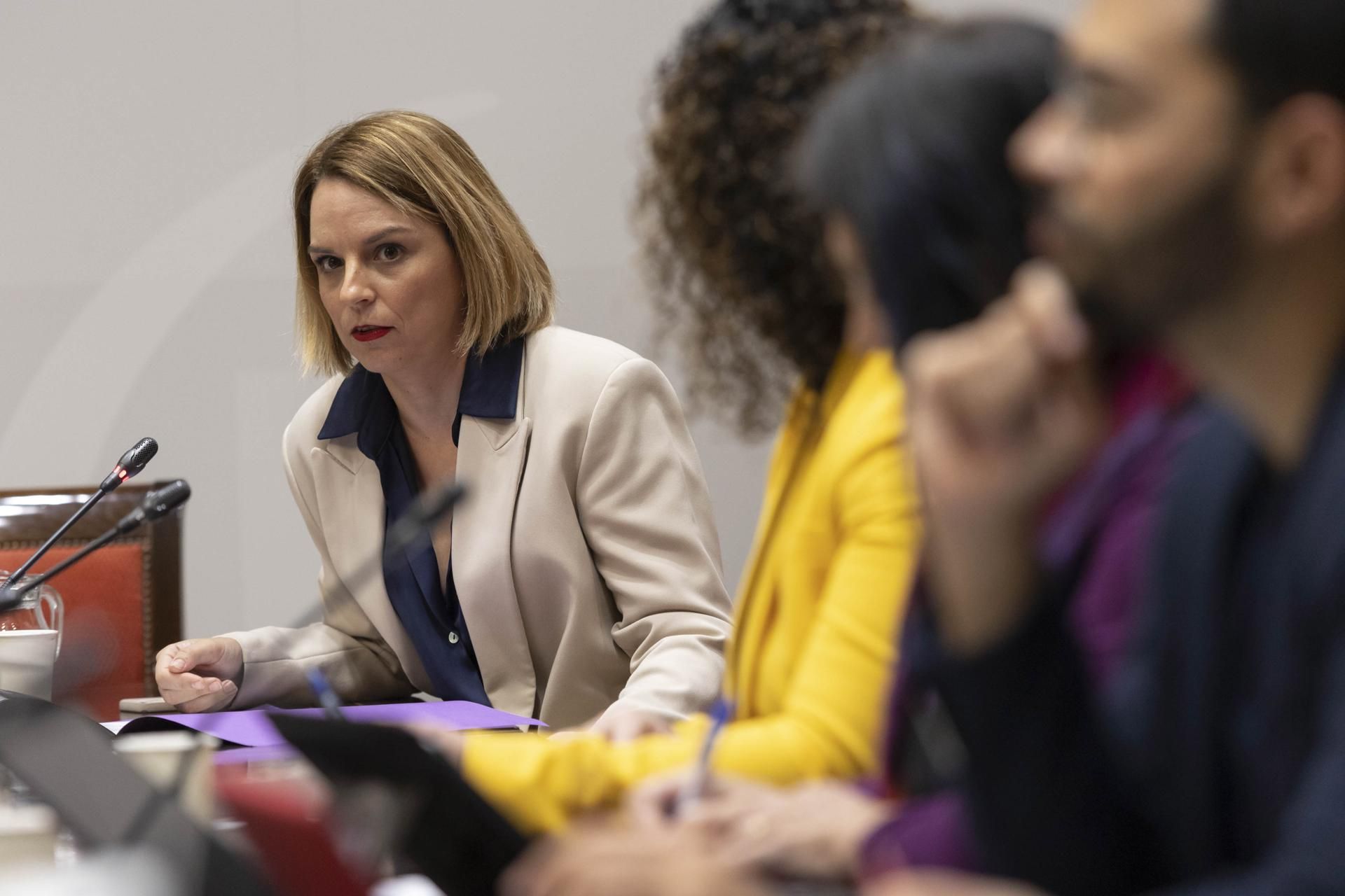 La consejera de Derechos Sociales, Igualdad, Diversidad y Juventud del gobierno de Canarias, Noemí Santana. / EFE - Miguel Barreto