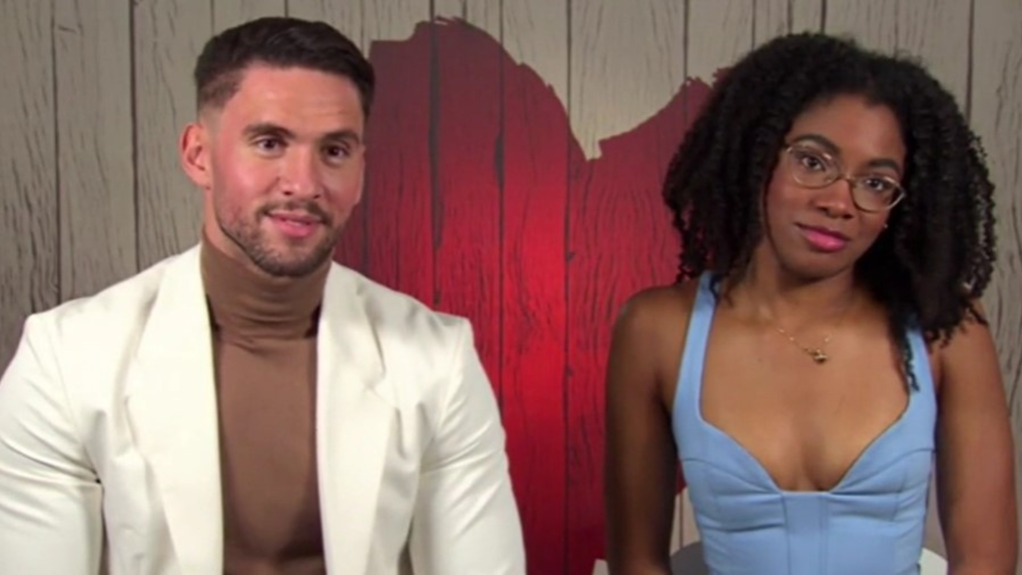 Med Ouahbi y su cita en 'First Dates' Luisa Fernanda./ Captura de emisión