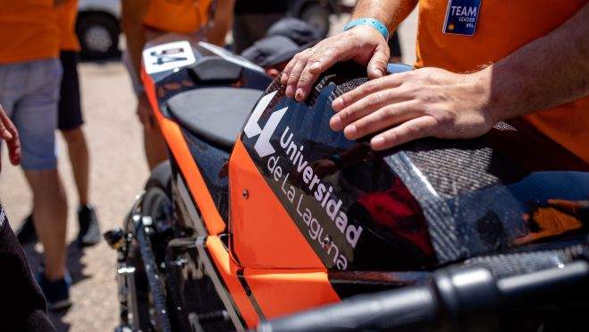 Diseño de la moto creada por R-8 Island ULL. / Cedida