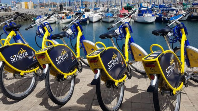Sitycletas en Las Palmas de Gran Canaria. Sitycleta