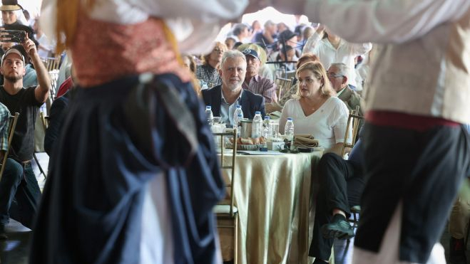 El presidente, que estuvo acompañado por el embajador de España en Venezuela, Ramón Santos, ha destacado la calidad de las actuaciones. /Presidencia