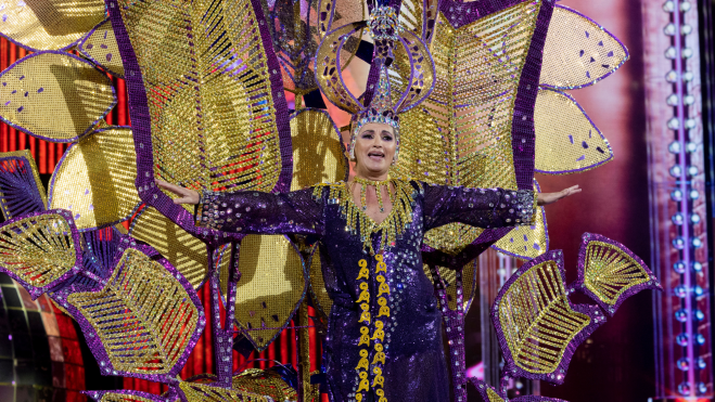 Imagen de la segunda Dama en la Gala Gran Dama del Carnaval de Las Palmas de Gran Canaria./ Sociedad de Promoción de Las Palmas de Gran Canaria (1)