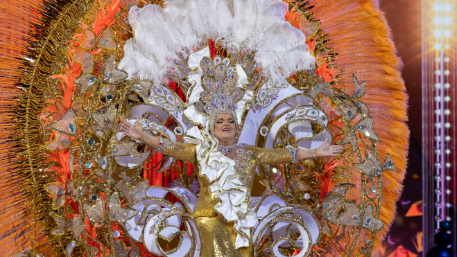 Imagen de la tercera Dama en la Gala Gran Dama del Carnaval de Las Palmas de Gran Canaria./ Sociedad de Promoción de Las Palmas de Gran Canaria