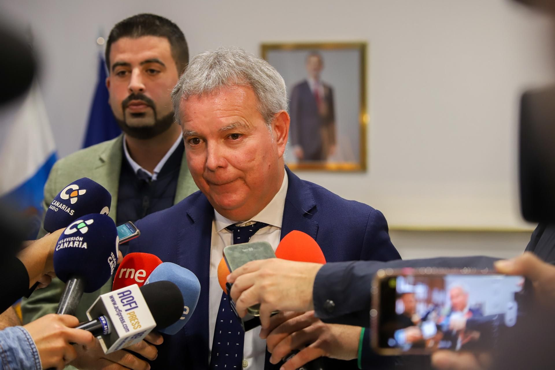 El consejero de Obras Públicas, Transportes y Vivienda del Gobierno de Canarias, Sebastián Franquis./ EFE - Luis G Morera