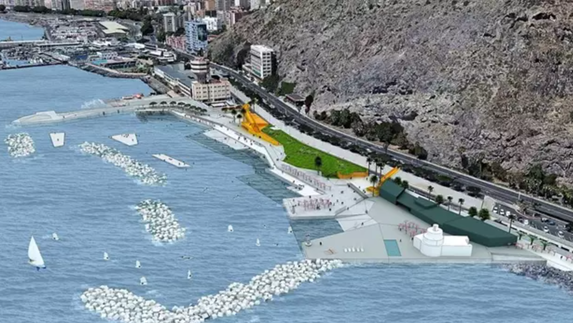 Previsión de las obras en Valleseco./ Ministerio de Fomento