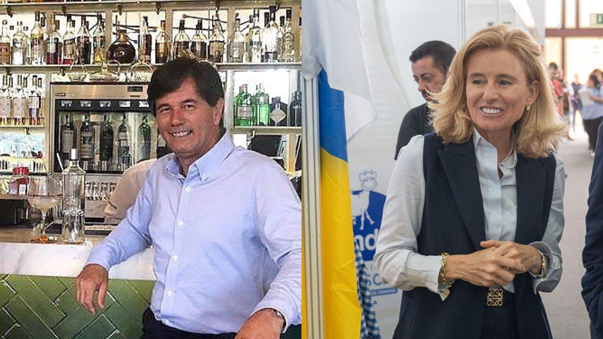 Fernando Banús y Mima Roca, propietarios de Leche Sandra, han sido detenidos por su presunta participación en una trama corrupta que extorsionaba a ganaderos. / AH