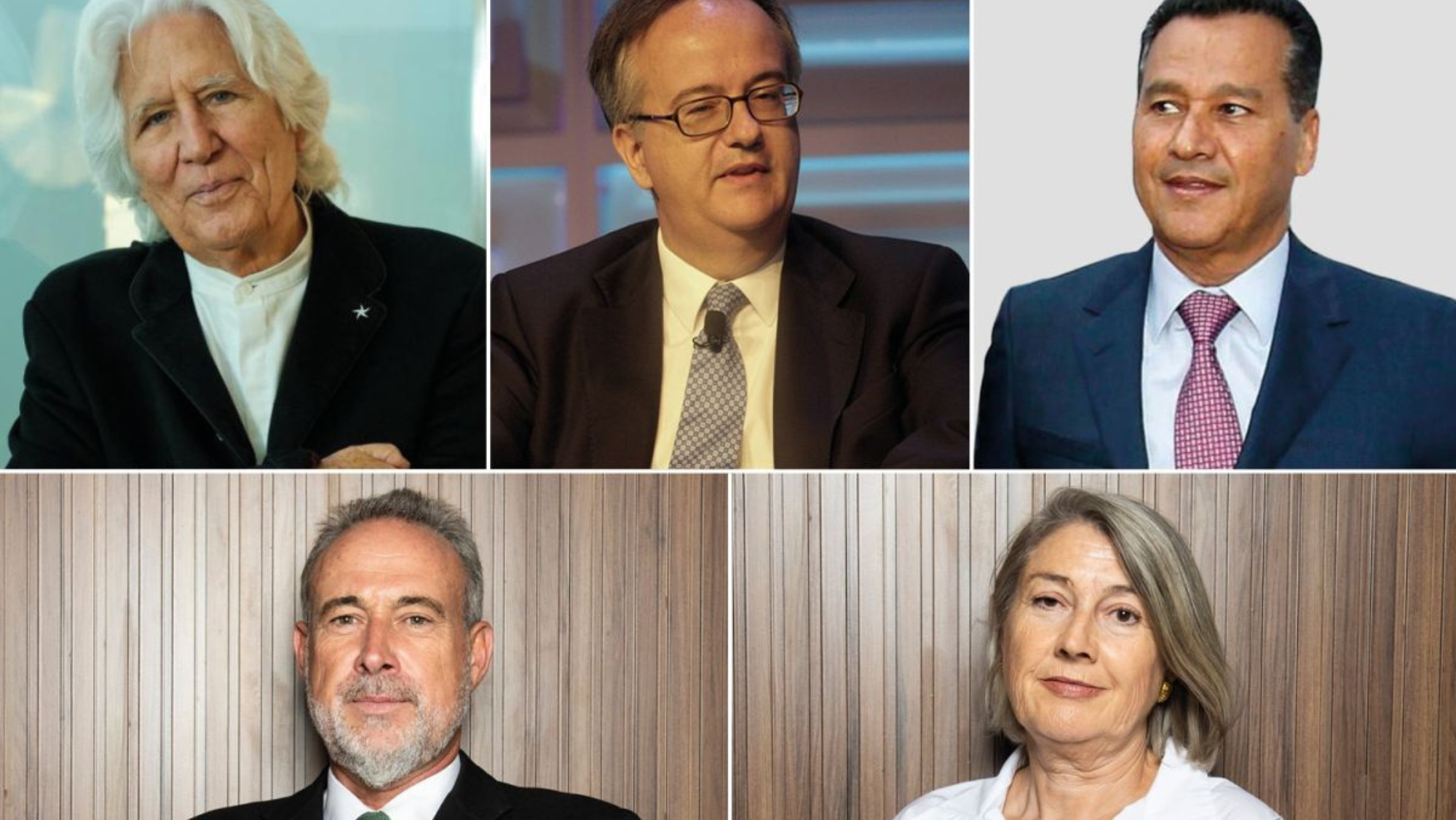 Miguel Fluxá, Simón Pedro Barceló, Eustasio López, Luis y Carmen Riu Güell. /Servimedia Miguel Fluxá, Simón Pedro Barceló, Eustasio López, Luis y Carmen Riu Güell. /Servimedia