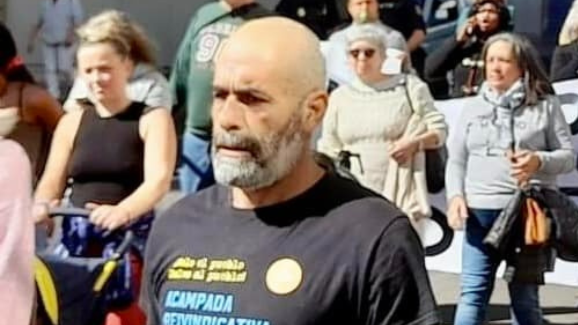 Lolo Dorta, activista de la Acampada de la Dignidad en Tenerife. / Facebook de Lolo Dorta