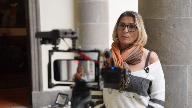 La concejala del grupo municipal de Sí Podemos Arona, Antonella Aliotti. / Cedida