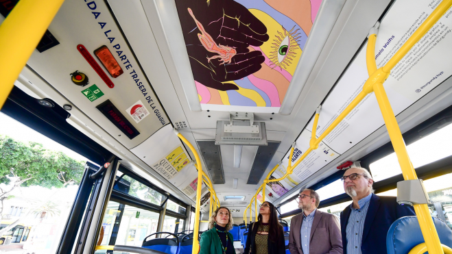 Mueve tu Talento, la nueva exposición itinerante de Guaguas Municipales./ Guaguas Municipales (1)