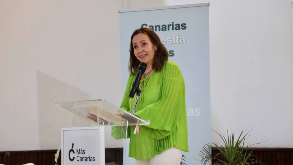 Florisela Rodríguez, secretaria de Más Canarias en La Palma./ MC