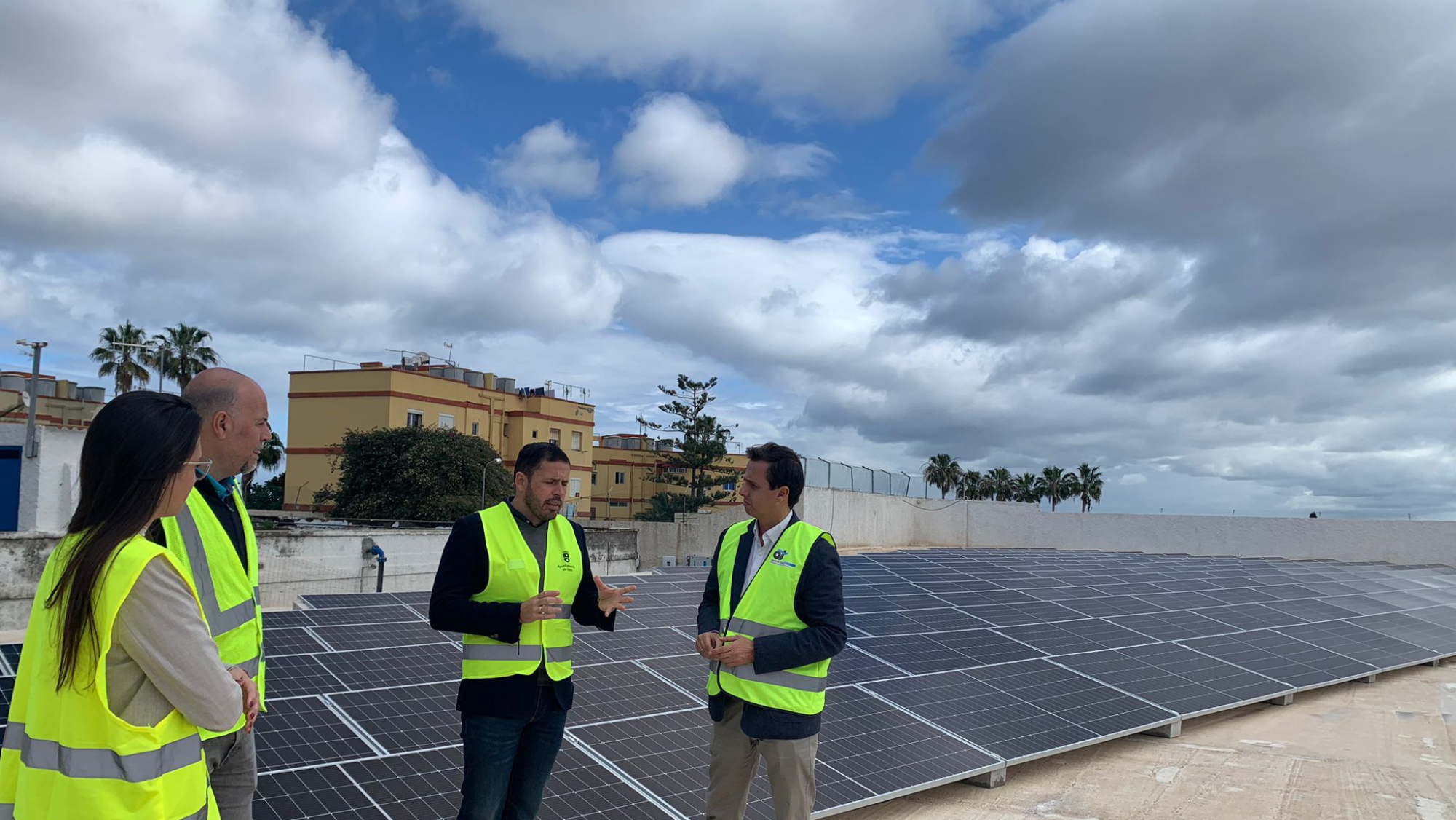 Placas fotovoltaicas en Telde./ Ayuntamiento de Telde