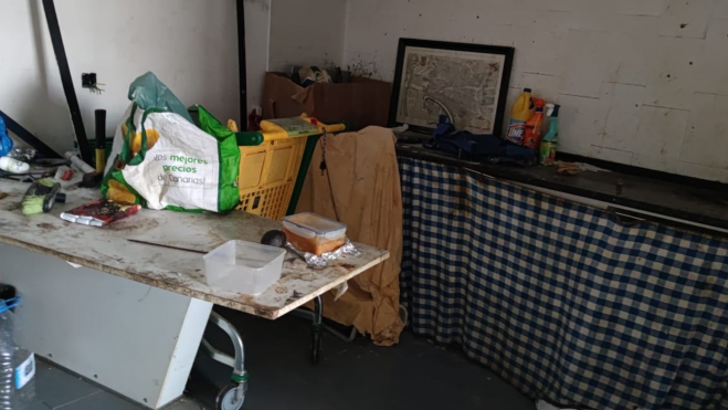 Estado de la vivienda de Manuel Aurelio Hernández. / Cedida